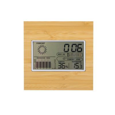 Метеостанция из бамбука Moscow Heat-1