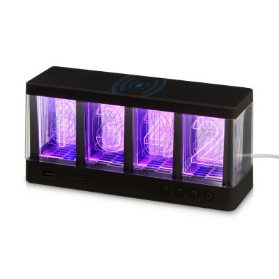 Часы с беспроводной зарядкой Cyber, 10 Вт-0