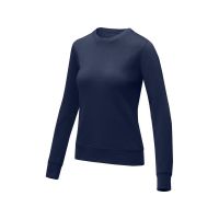 Женский свитер Zenon с круглым вырезом, темно-синий