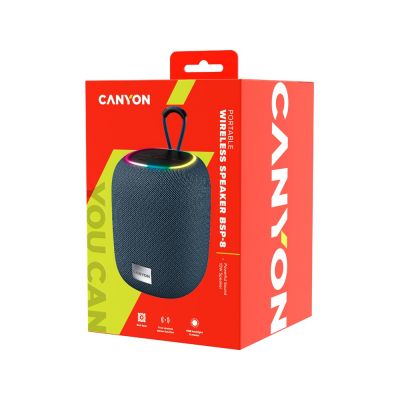 Беспроводная колонка Canyon BSP-8 (CNE-CBTSP8G), 10 Вт, серый-4