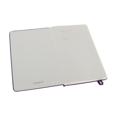 Записная книжка Moleskine Classic (в линейку) в твердой обложке, Large (13х21см), фиолетовый-1