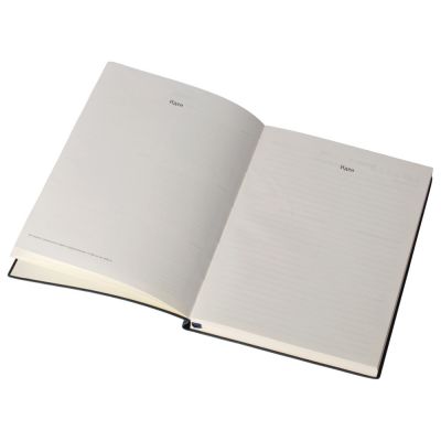 Бизнес блокнот Supreme с вставкой из софт-тача, гибкая обложка, 128 листов, синий-8