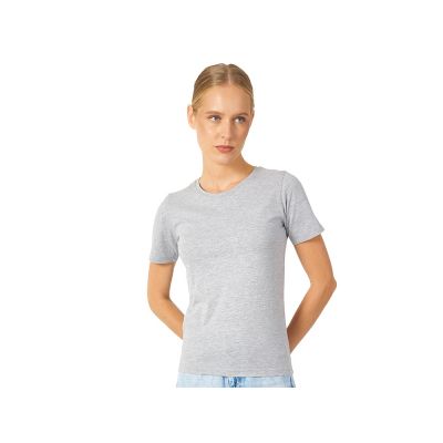 Футболка Heavy Super Club женская, серый меланж-0