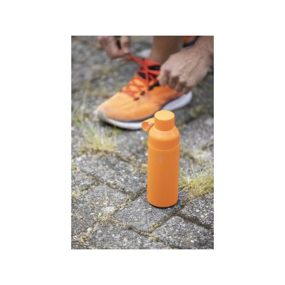 Бутылка для воды Ocean Bottle объемом 500 мл с вакуумной изоляцией, оранжевый-3