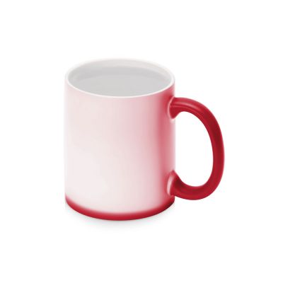 Кружка-хамелеон Magic матовая, красный/белый-8