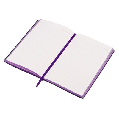 Бизнес-блокнот C1 софт-тач, гибкая обложка, 128 листов, фиолетовый-3