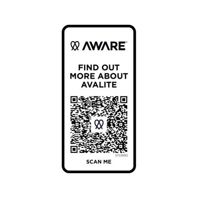 Avalite футболка унисекс Aware™ из переработанных материалов с коротким рукавом - Черный-4