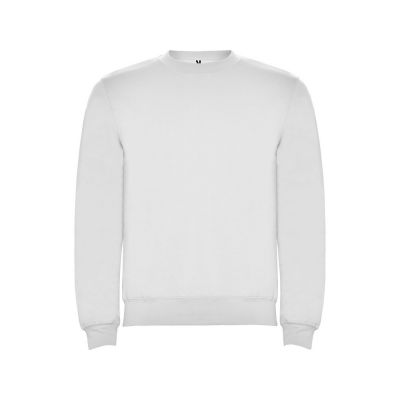 Свитшот с начесом Clasica унисекс, белый-0