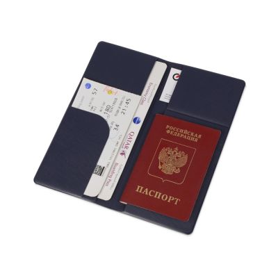 Дорожный органайзер Weekend из ПВХ, темно-синий-1