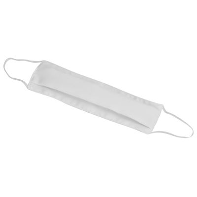 Маска для лица многоразовая для сублимации, размер M-L, белый-1