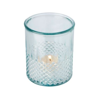 Подставка для чайной свечи из переработанного стекла Estrel, прозрачный-3