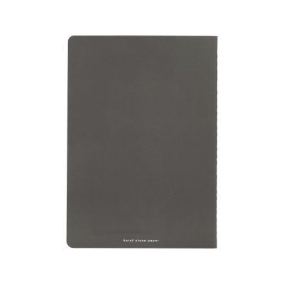 Комплект из двух блокнотов Karst формата A5 с листами из каменной бумаги, slate grey-2