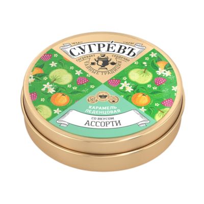 Ж/б монпансье СУГРЕВЪ ассорти-2