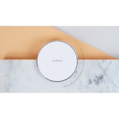 Беспроводное зарядное устройство Rombica  NEO Core Quick c быстрой зарядкой, белый (с лого)-6