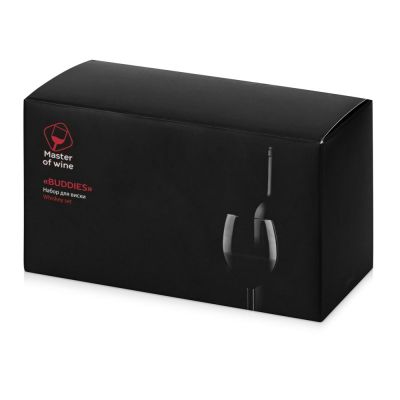 Набор для виски Buddies: 2 бокала, 6 камней, мешочек, коробка-5