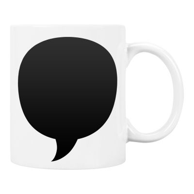 Кружка с покрытием для рисования мелом  Tiza, 320 мл-2