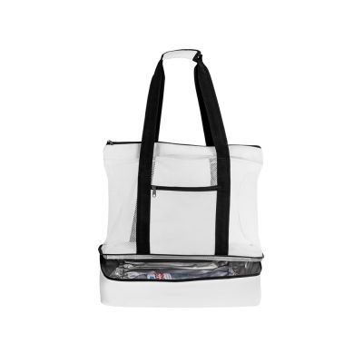 Сумка для шопинга и пляжа Coolmesh с изотермическим отделением внизу, белый-3