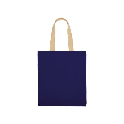 Сумка для шопинга Steady из хлопка с парусиновыми ручками, 260 г/м2, синий (P)-3