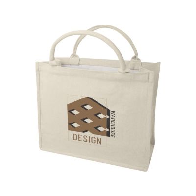 Page эко-сумка для книг из переработанного материала Aware™ плотностью 500 г/м² - Бежевый-5