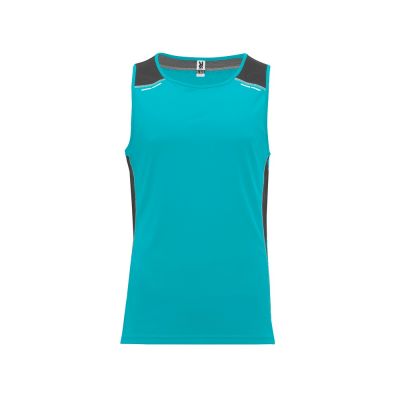 Майка Misano мужская, бирюзовый/эбеновый-0