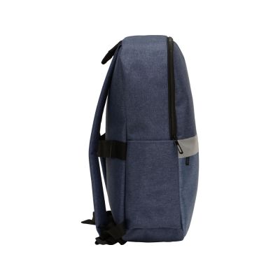 Рюкзак Merit со светоотражающей полосой и отделением для ноутбука 15.6'', синий/светло-синий-10