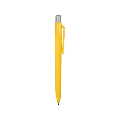 Ручка шариковая UMA ON TOP SI GUM soft-touch, желтый-3