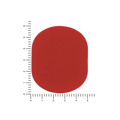 ПАТЧ ОВАЛ soft-touch (красный) 6,0 х 5,0 см-2