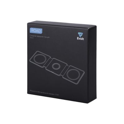 Беспроводное зарядное устройство 3-в-1 Road, 15 Вт, белый-12