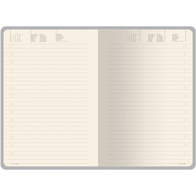 Ежедневник недатированный А5 Megapolis Nebraska Flex, бордовый с золотым обрезом-7