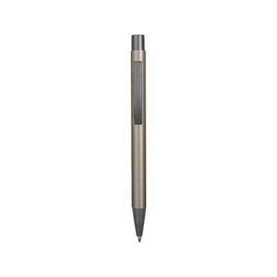 Ручка металлическая soft-touch шариковая Tender, серо-стальной-1