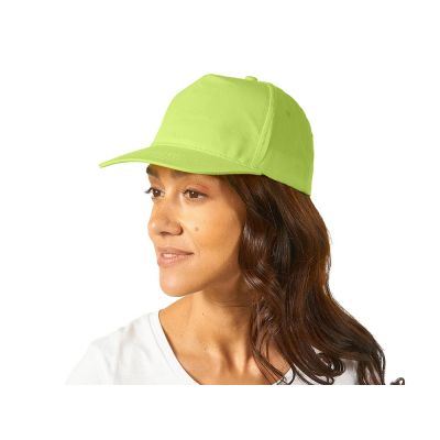 Бейсболка Memphis 5-ти панельная 165 гр, зеленое яблоко-2