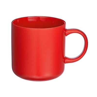 Кружка матовая Rita, 410мл, красный-1