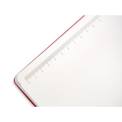 Бизнес-блокнот С3 софт-тач с магнитом, твердая обложка, 128 листов, красный-5