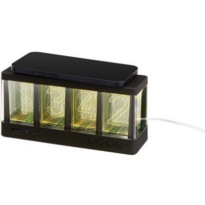 Часы с беспроводной зарядкой Cyber, 10 Вт-1