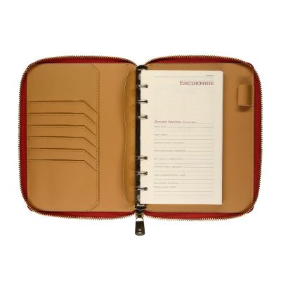 ЕЖЕДНЕВНИК недатированный А5- RIVIERA. CLASSIC (КРАСНЫЙ)-1