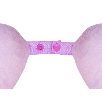 Подушка Basic из микрофибры с эффектом памяти U-shape, розовый NEW-3
