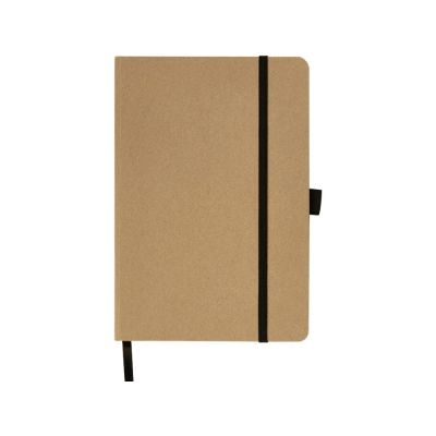 Блокнот Sevilia Hard, твердая обложка из крафта A5, 80 листов, крафтовый/черный-4
