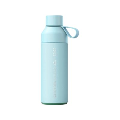 Бутылка для воды Ocean Bottle объемом 500 мл с вакуумной изоляцией, небесно-голубой-4