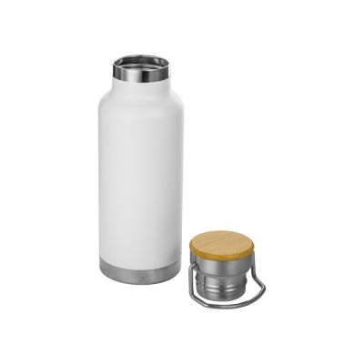 Медная спортивная бутылка с вакуумной изоляцией Thor объемом 480 мл, белый-1