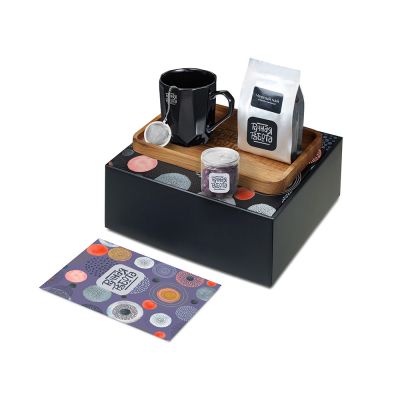 Подарочный набор Re:y. Hearth  с кружкой, подносом и чаем-0