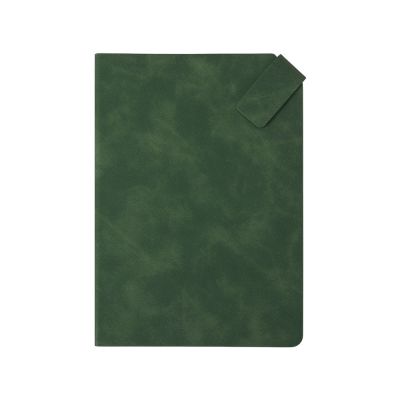 Блокнот А5 в гибкой обложке Chaplin, зеленый-2