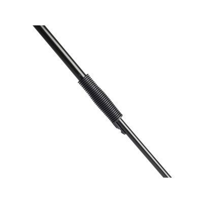 Зонт-трость 7915 Carbon с куполом из переработанного пластика, полуавтомат, черный-5