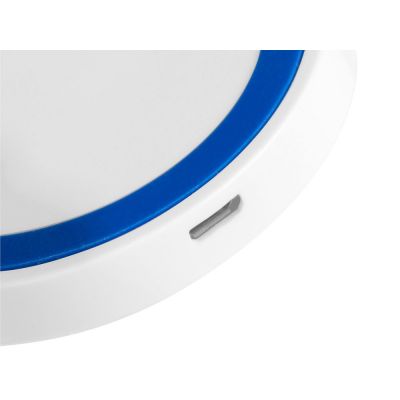 Беспроводное зарядное устройство Dot, 5 Вт, белый/синий-5