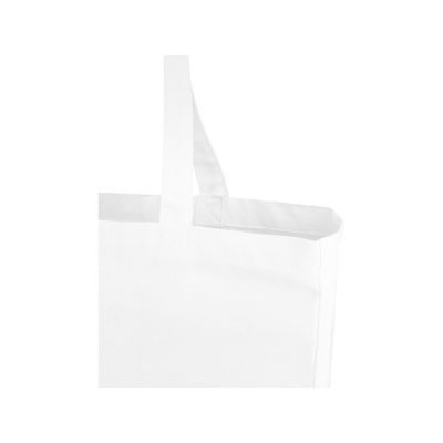 Odessa эко-сумка из переработанных материалов 220 г/м² - Белый-3