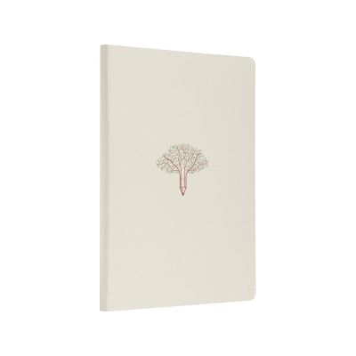 Блокнот в твердом переплете Karst формата A5, бежевый-6