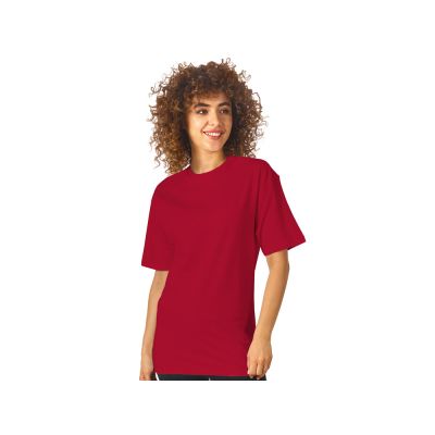 Футболка из френч терри Warsaw унисекс 220гр, красный-2