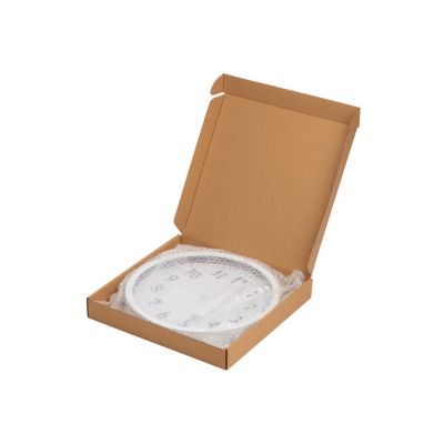 Пластиковые настенные часы  диаметр 30 см White Mile, белый-3