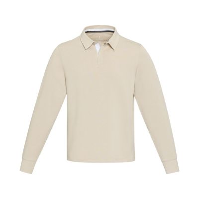 Clyde толстовка-поло унисекс для регби - Oatmeal-1