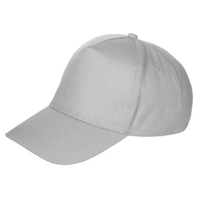 Бейсболка Мемфис 230 5-панельная, серая-0