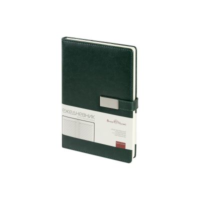 Ежедневник недатированный А5 Verona, зеленый-0